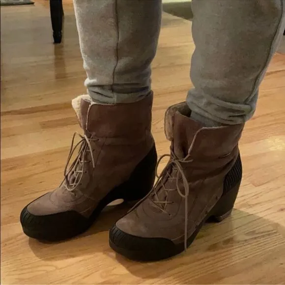 Jambu Netherlands Leather Lace Up Boot Size 6 Fisherman Core B39