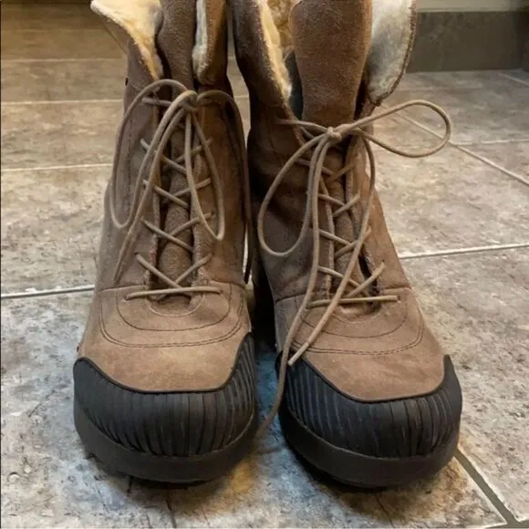 Jambu Netherlands Leather Lace Up Boot Size 6 Fisherman Core B39