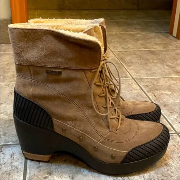 Jambu Netherlands Leather Lace Up Boot Size 6 Fisherman Core B39