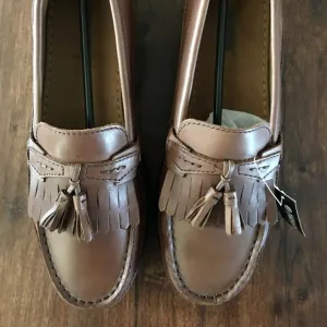 Jarman 551252219 Brown Leather Casual Loafer Sz 8