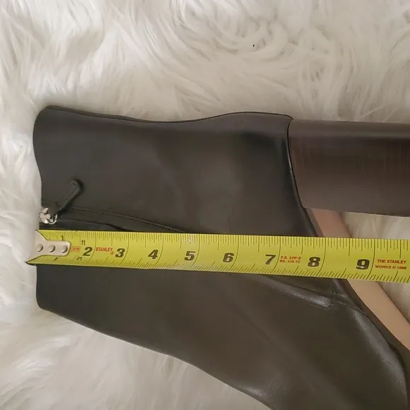 J.crew woman's black platform stack heel boots size 10.5