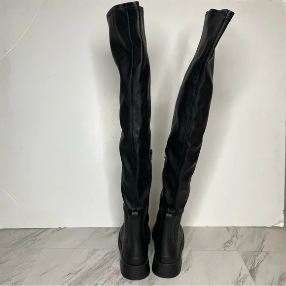 Jeffrey Campbell Black Over The Knee Boot 8