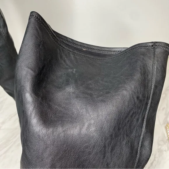 Jeffrey Campbell Black Over The Knee Boot 8