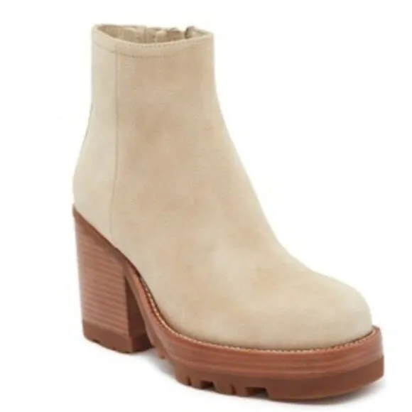 JEFFREY CAMPBELL Bratz Dool 90's Momby Lug Platform y2k Suede boots Size 10