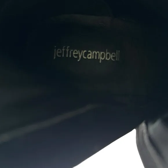 Jeffrey Campbell Constructs Platform Wedge Ankle Boot in Black | 9 NWOB