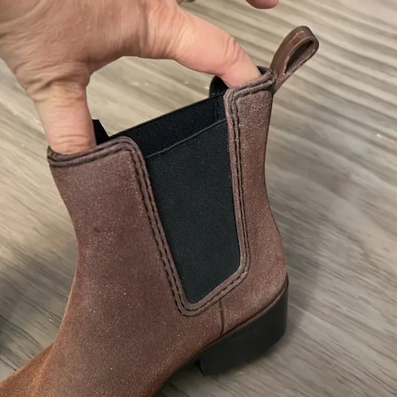 JEFFREY CAMPBELL HAVANA LAST CHELSEA ANKLE BOOTS 7