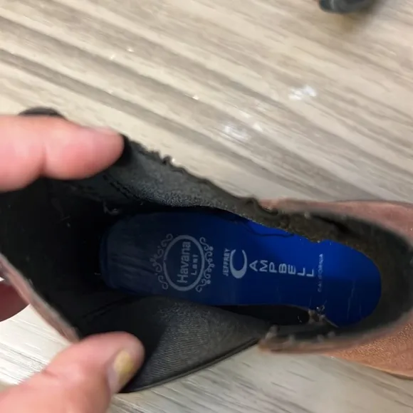 JEFFREY CAMPBELL HAVANA LAST CHELSEA ANKLE BOOTS 7