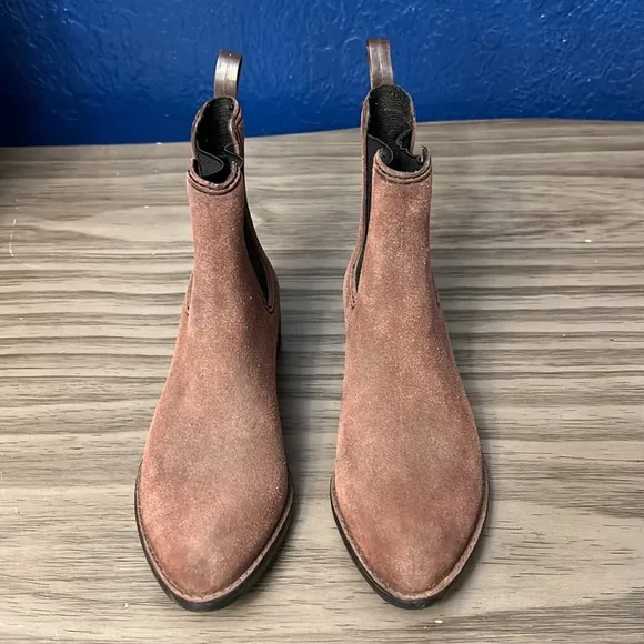 JEFFREY CAMPBELL HAVANA LAST CHELSEA ANKLE BOOTS 7
