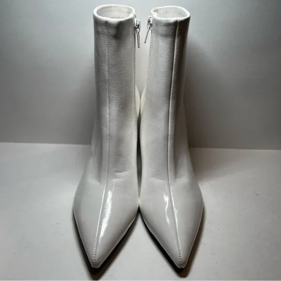 Jeffrey Campbell - Nixie White Pointed Toe Stiletto Heel Boots Women Size 5