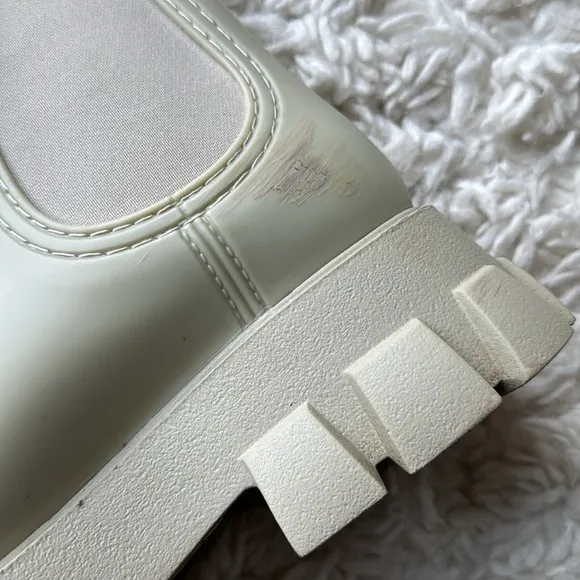 Jeffrey Campbell Platform Rubber Chelsea Boots