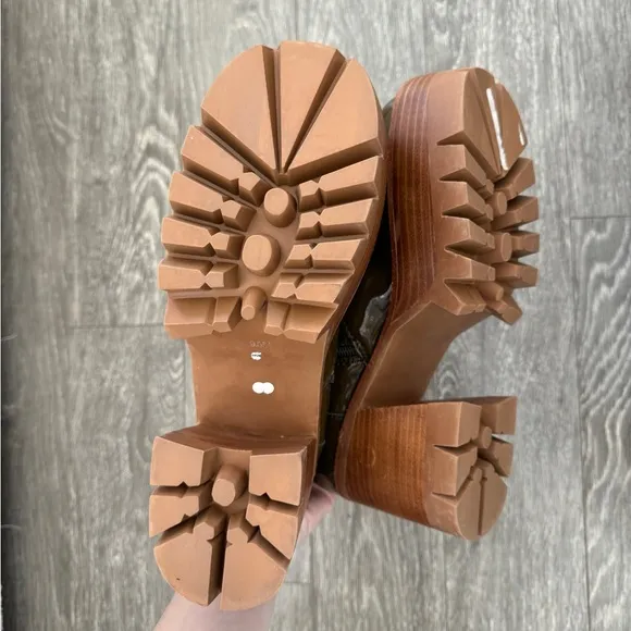 JEFFREY CAMPBELL Quavo Khaki Boots 9.5