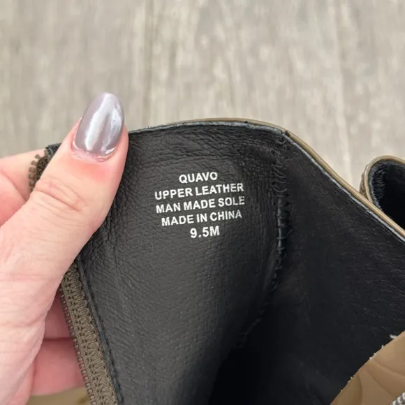 JEFFREY CAMPBELL Quavo Khaki Boots 9.5