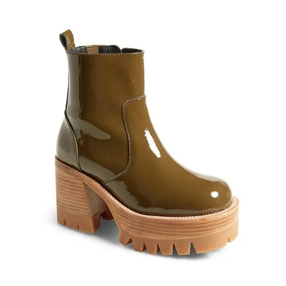 JEFFREY CAMPBELL Quavo Khaki Boots 9.5