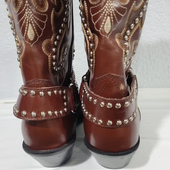 Jeffrey Campbell The Kid Western Boot in Brown, New, Sz 7