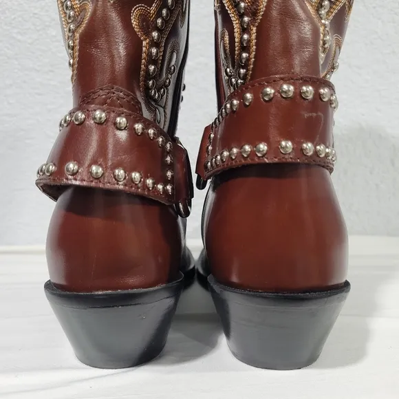 Jeffrey Campbell The Kid Western Boot in Brown, New, Sz 7