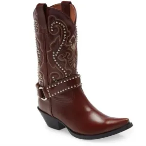 Jeffrey Campbell The Kid Western Boot in Brown, New, Sz 7