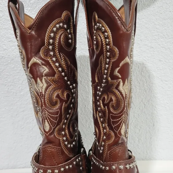 Jeffrey Campbell The Kid Western Boot in Brown, New, Sz 7