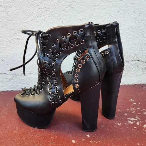 Jeffrey Campbell x Nasty Gal Calista Lolita Boots