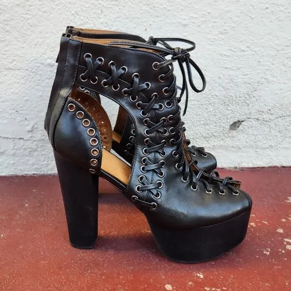 Jeffrey Campbell x Nasty Gal Calista Lolita Boots