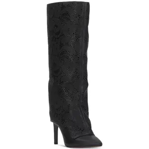 Jessica Simpson Brykia Cuffed Pointed-Toe Black Boots Women's Size 7