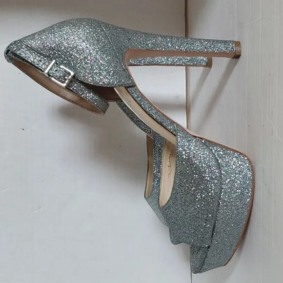 Jessica Simpson Heels Stilettos Shoes Pumps Platform Beeya Women's 9.5 Woman's