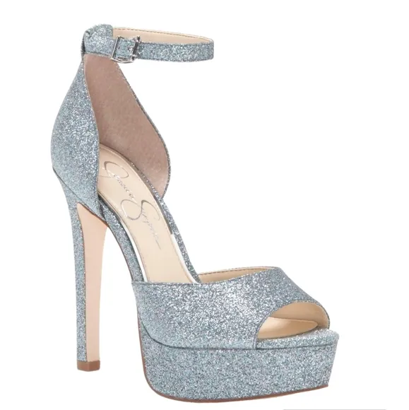 Jessica Simpson Heels Stilettos Shoes Pumps Platform Beeya Women's 9.5 Woman's