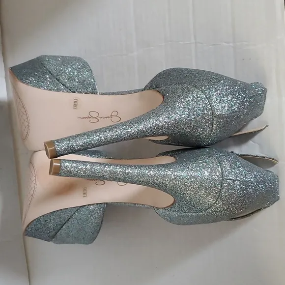 Jessica Simpson Heels Stilettos Shoes Pumps Platform Beeya Women's 9.5 Woman's