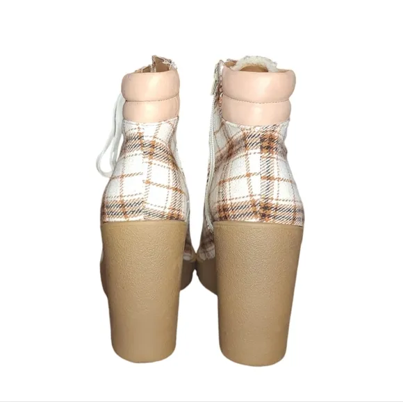 Jessica Simpson Maelyn Wedge Platform Almond-Toe Ankle Boots Women’s Size 10