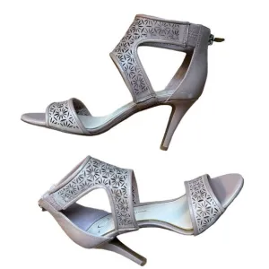 Jessica Simpson Mekos Nude/Blush Ruby Tumbled High Heel Shoes Size 5.5M