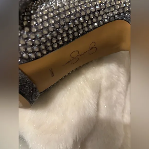 Jessica Simpson Sparkly Boots- Size 6 1/2