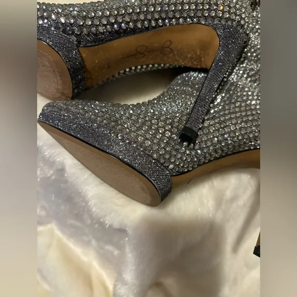 Jessica Simpson Sparkly Boots- Size 6 1/2
