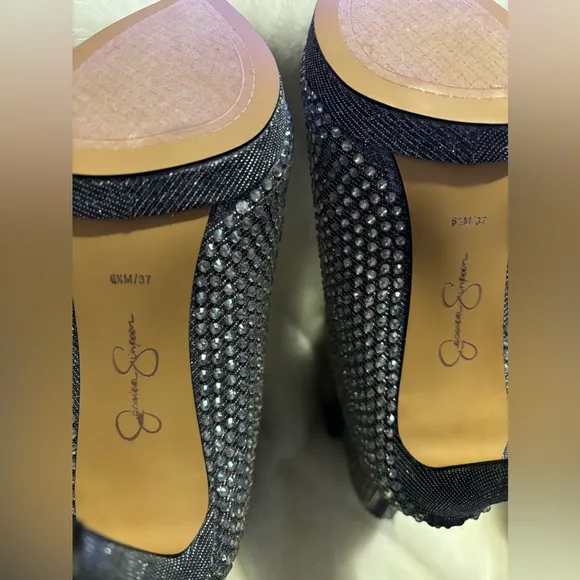 Jessica Simpson Sparkly Boots- Size 6 1/2