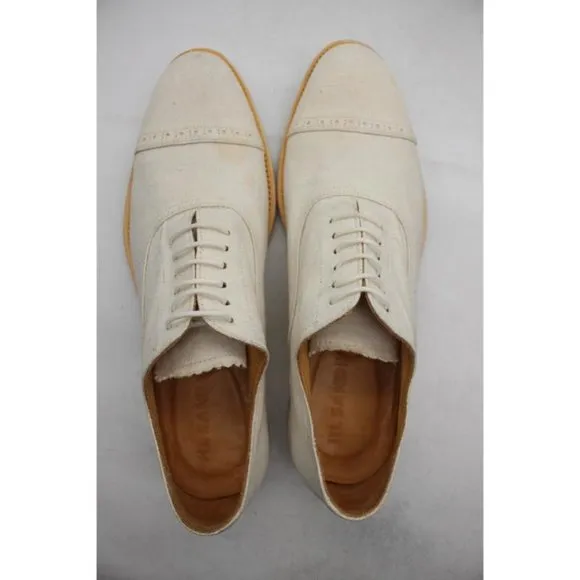 JIL SANDER Men's Size UK 9.5 Cap Toe Dress Shoes Lace Up