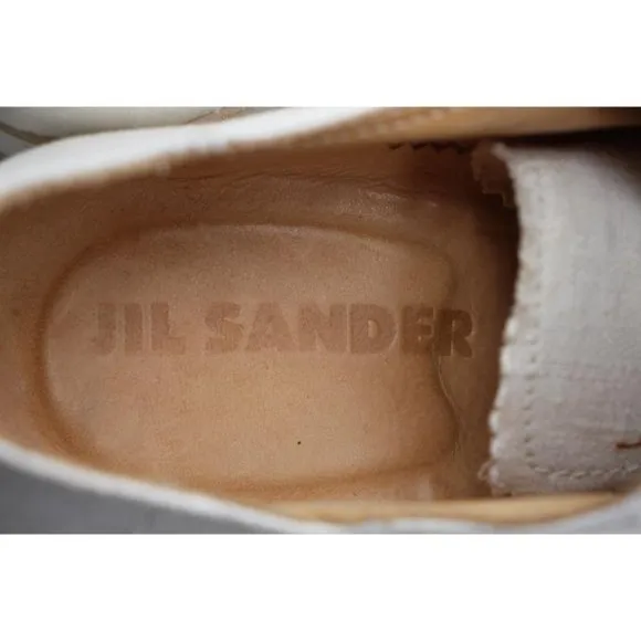 JIL SANDER Men's Size UK 9.5 Cap Toe Dress Shoes Lace Up