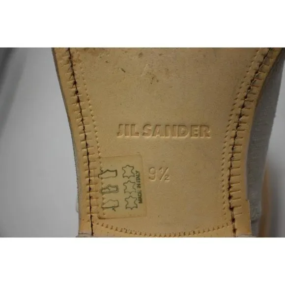 JIL SANDER Men's Size UK 9.5 Cap Toe Dress Shoes Lace Up