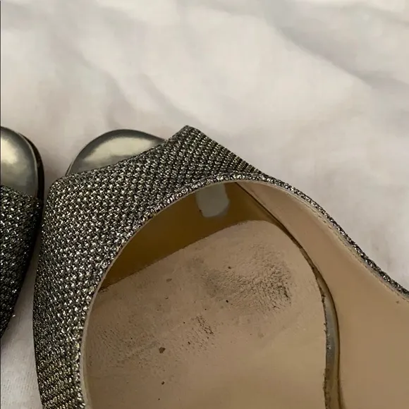 Jimmy Choo 85 mm Evelyn Peep toe pump