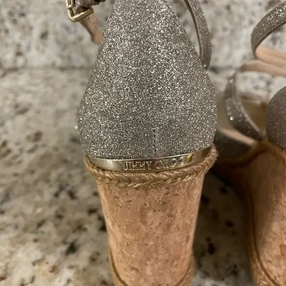Jimmy Choo Alana Espadrille Wedge Sandals