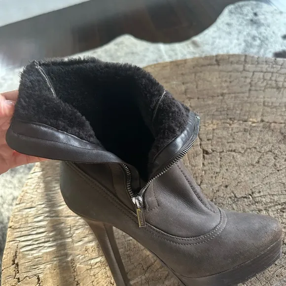 Jimmy Choo Brown High Heel Ankle Boots