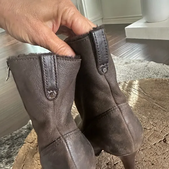 Jimmy Choo Brown High Heel Ankle Boots
