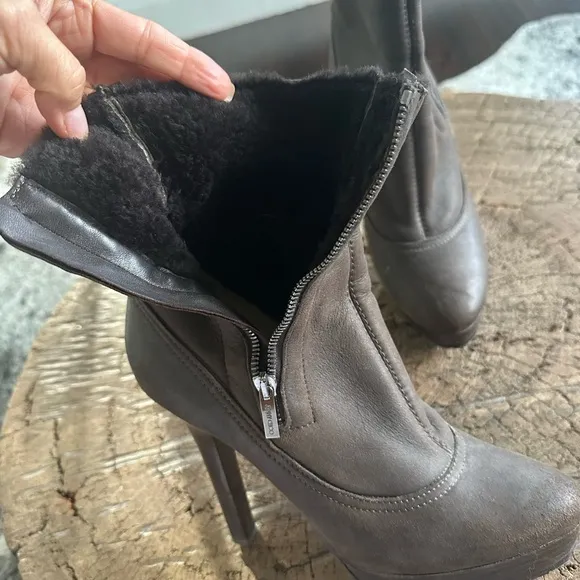 Jimmy Choo Brown High Heel Ankle Boots