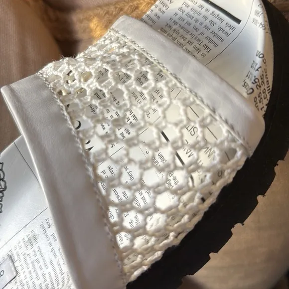 John Galliano Mesh Slides 39.5