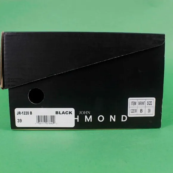 John Richmond Sz 39 Black Lime White Lace Up Womens Athletic Shoes