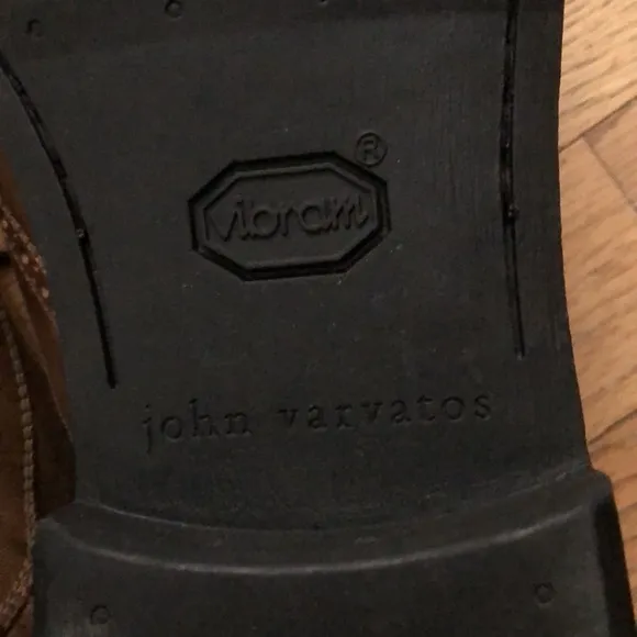 John Varvatos Brown Leather Dress Shoes Men’s 10.5 Made in Italy 🇮🇹 Vintage