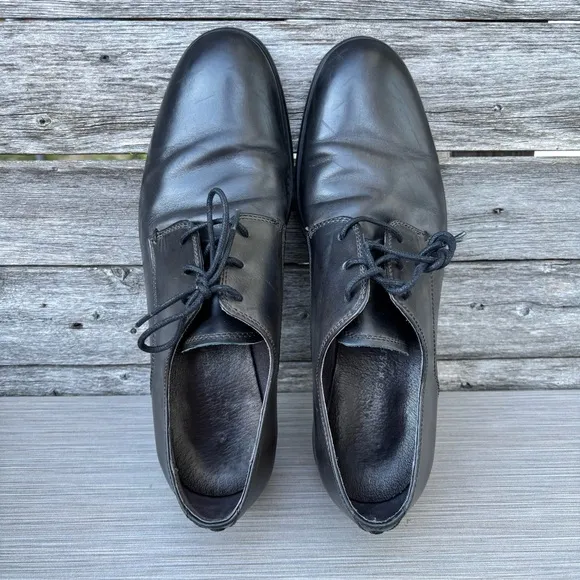 John Varvatos Leather Lace Up Derby Dress Shoes