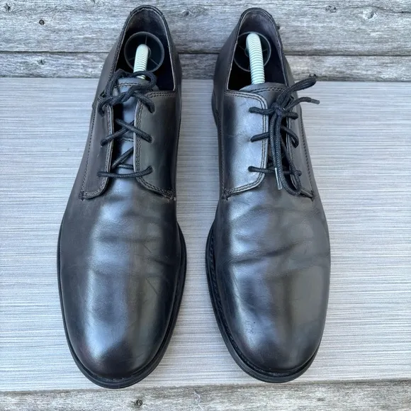 John Varvatos Leather Lace Up Derby Dress Shoes