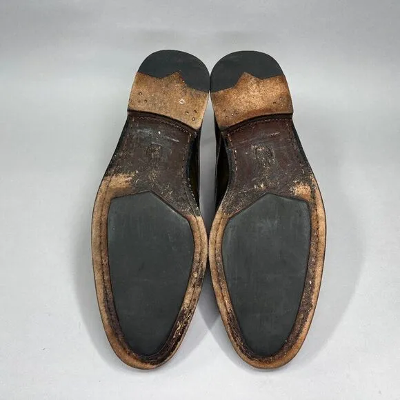 John Varvatos Star Men's Size 11 Brown Leather Lace Up Oxford Dress Shoes