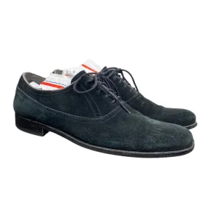 John Varvatos Suede Oxford Derby Dress Shoes Men's 10.5M
