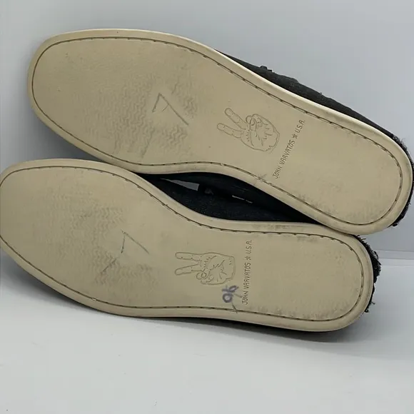 John Varvatos USA Slip On Canvas Shoes 9