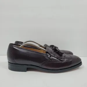 Johnson &amp; Murphy Optima Men's Burgundy Leather Loafers Slip On Shoes US Size 10
