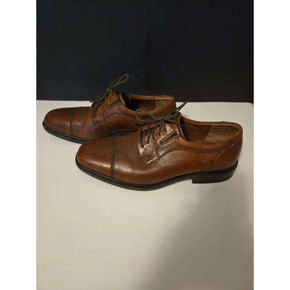 Johnston &amp; Murphy &quot;Mason&quot; Cap Toe Men's Dress Shoes Sz 9